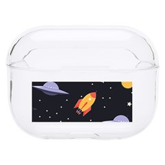 Cosmos Rocket Spaceship Ufo Hard Pc Airpods Pro Case by Salmanaz77