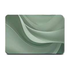 Silky Sage Abstract Elegant Print Design Small Doormat