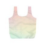 Rainbow Pastel, Purple, Gradient, Light, Led, Pink, Simple Full Print Recycle Bag (S) Back