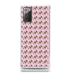 Fern Pattern 2 Pink Samsung Galaxy Note 20 Tpu Uv Case by snowwhitegirl