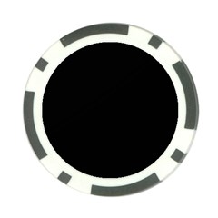 Plain Black Black Poker Chip Card Guard by kyorashop23