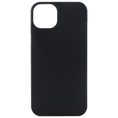 Plain Black Black Iphone 15 Pro Black Uv Print Pc Hardshell Case