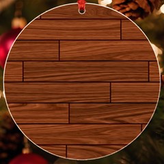 Seamless Wooden Planks Brown Wooden Background Uv Print Acrylic Ornament Round by kyorashop23