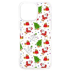 Christmas Pattern  Trees Santa Iphone 15 Pro Max Tpu Uv Print Case