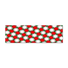 Christmas Star Red Green Sticker (bumper) by anzea