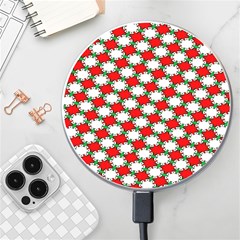 Christmas Star Red Green Wireless Fast Charger(white) by anzea