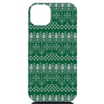 Christmas Knit Digital iPhone 14 Plus Black UV Print Case Front