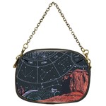 Astrology Surreal Surrealism Trippy Visual Art Chain Purse (One Side) Front