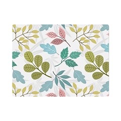 Leaf Pattern  Premium Plush Fleece Blanket (mini) by Safari