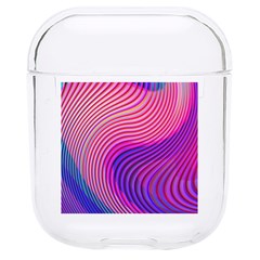 Swirl Twirl Design Pattern Purple Hard Pc Airpods 1/2 Case by Salmanaz77