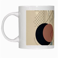 Boho Abstract Architecture White Mug by Bedest