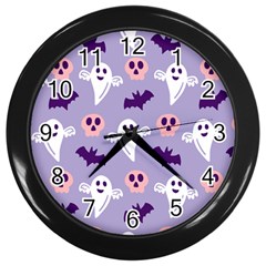 Boo Crew Halloween Season Wall Clock (black) by Safari