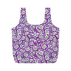 Funny Bacterias Drawing Motif Random Pattern Full Print Recycle Bag (m) by dflcprintsclothing