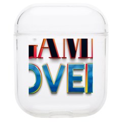 Game Over Text Design  Soft Tpu Airpods 1/2 Case by 7223056