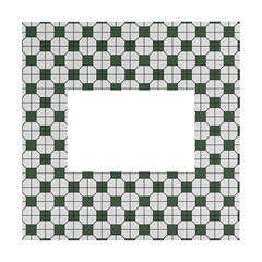 Retro Traditional Vintage Geometric Flooring Green White Box Photo Frame 4  X 6  by DimSum