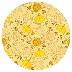 Pumpkins Autumn Fall Harvest Round Trivet by Apenda