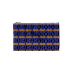 Bitcoin Logo Pattern Cosmetic Bag (Small) Front