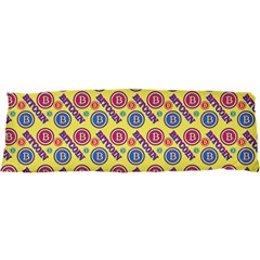 Colorful Bitcoin Pattern 21 x63  Body Pillow Case Dakimakura (two Sides)