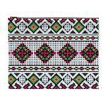 Ukrainian Folk Seamless Pattern Ethnic Ornament Border Element Traditional Cosmetic Bag (XL) Front