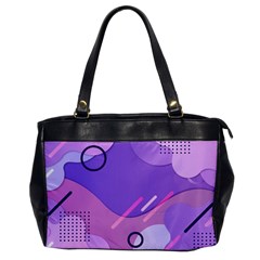 Colorful Labstract Wallpaper Theme Oversize Office Handbag