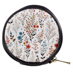 Flowers Design Floral Mini Makeup Bag