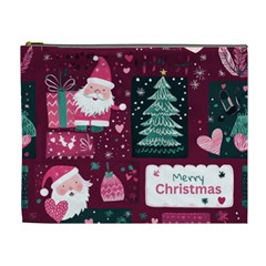 Christmas Santa Claus Cosmetic Bag (xl)