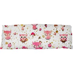 Pink Woodland Animals, Koteto 17 x47  Body Pillow Case Dakimakura (two Sides)