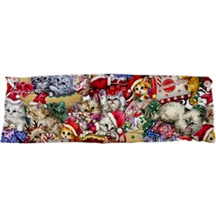 Pattern Kitten Christmas 21 x63  Body Pillow Case Dakimakura (two Sides)