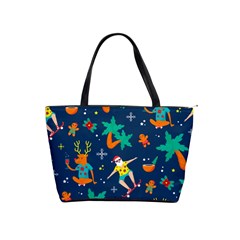 Colorful Funny Christmas Pattern Classic Shoulder Handbag