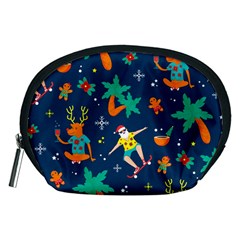 Colorful Funny Christmas Pattern Accessory Pouch (medium)