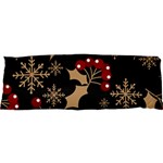 Christmas Pattern With Snowflakes Berries 25 x71  Body Pillow Case Dakimakura (Two Sides) Front