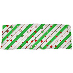 Christmas Paper Stars Pattern Texture Background Colorful Colors Seamless 15 x40  Body Pillow Case Dakimakura (two Sides)