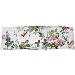 Floral Elements Peony Chinese Rose 21 x63  Body Pillow Case Dakimakura (two Sides)