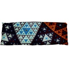 Fractal Triangle Geometric Abstract Pattern 21 x60  Body Pillow Case Dakimakura (two Sides)