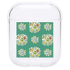 Retro 1960s Flowers Pattern 2 Hard Pc Airpods 1/2 Case by violetheavensky