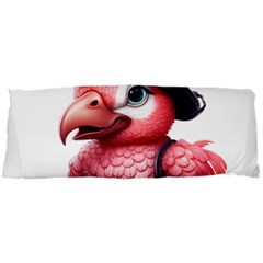 Kawaii Pink Parrot Pirate 15 x40  Body Pillow Case Dakimakura (two Sides)