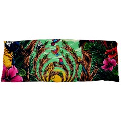 Monkey Tiger Bird Parrot Forest Jungle Style 15 x40  Body Pillow Case Dakimakura (two Sides)