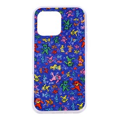 Grateful Dead Dancing Bears Pattern Iphone 16 Pro Max Tpu Uv Print Case