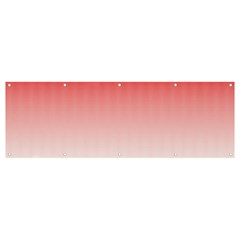 A Red And White Background With Small Squares Banner And Sign 12  X 4 