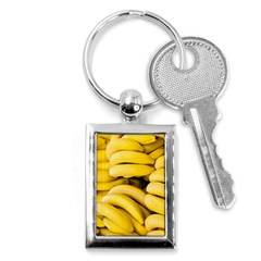 Bananas, Macro, Fruits, Ripe Bananas Key Chain (rectangle) by kyorashop23