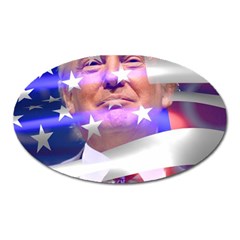 Donald Trump Flag Oval Magnet by vintagetrump