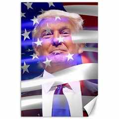 Donald Trump Flag Canvas 24  X 36  by vintagetrump