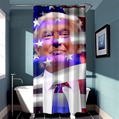 Donald Trump Flag Shower Curtain 36  X 72  (stall)  by vintagetrump