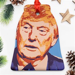 Orange Donald Trump Ornament (bell) by vintagetrump