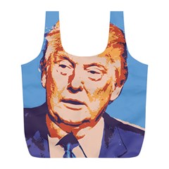 Orange Donald Trump Full Print Recycle Bag (l) by vintagetrump