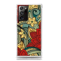 Pattern Shape Colorful Flower Leaves Samsung Galaxy Note 20 Ultra Tpu Uv Case by Posterlux