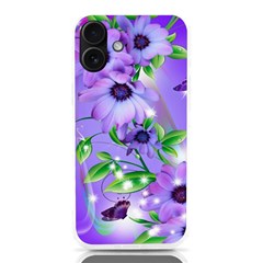 Purple Flower Nature Iphone 16 Plus Tpu Uv Print Case by Posterlux