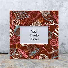 Sweet Food Seamless Pattern White Box Photo Frame 4  X 6  by Paksenen