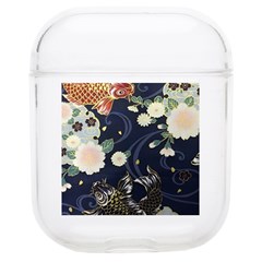 Japanese Wave Koi Illustration Pattern Soft Tpu Airpods 1/2 Case by Ndabl3x