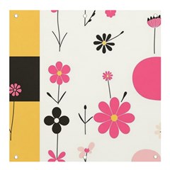  Minimalist Pattern With Simple Lines,flower And Shapes, Creating A Clean And Modern Banner And Sign 4  X 4  by myclothy